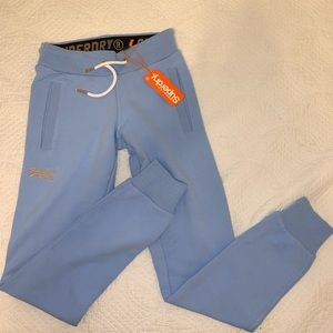NWT BLUE SWEATPANTS || SUPERDRY